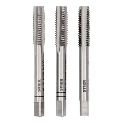 STIER hand tap set 3-piece pre-, middle- and finishing tap