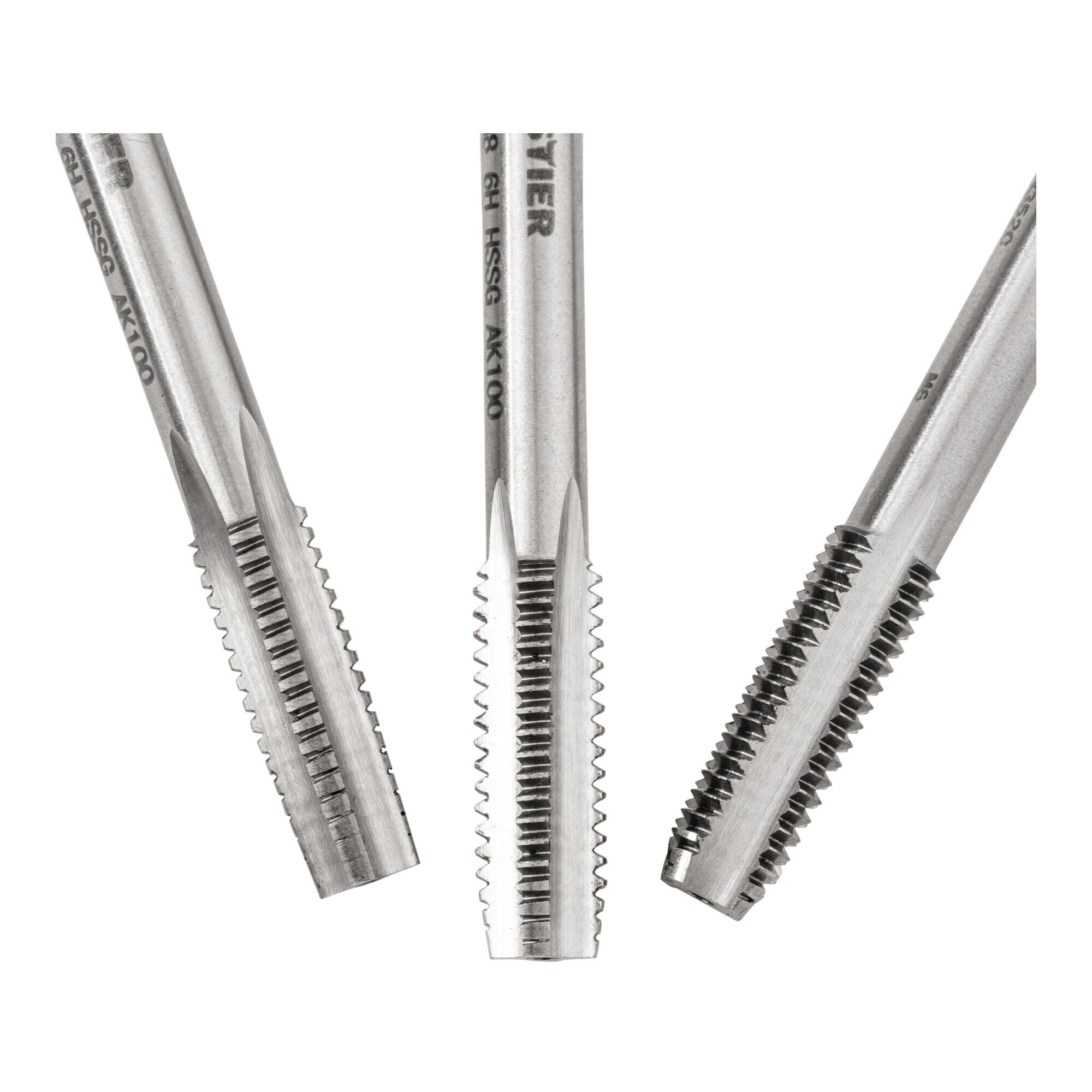 STIER hand tap set 3-piece pre-, middle- and finishing tap