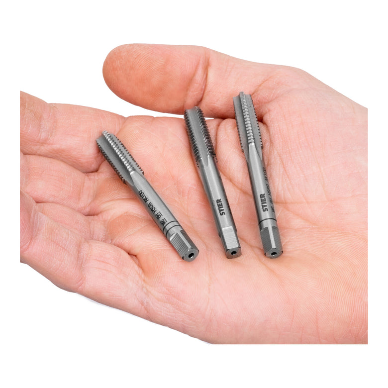 STIER hand tap set 3-piece pre-, middle- and finishing tap
