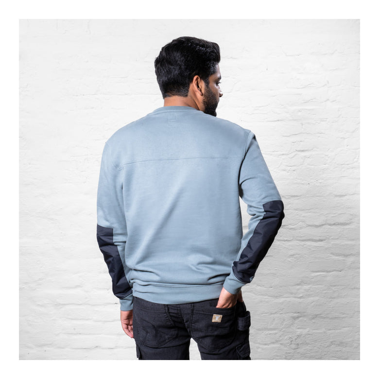 STIER Heavy Crew Sweater duty organic cotton S sedona sage