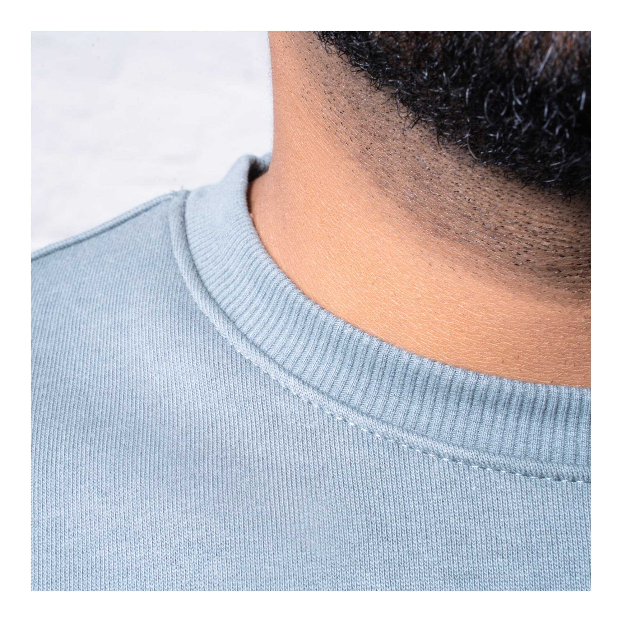 STIER Heavy Crew Sweater utility organic cotton S sedona sage