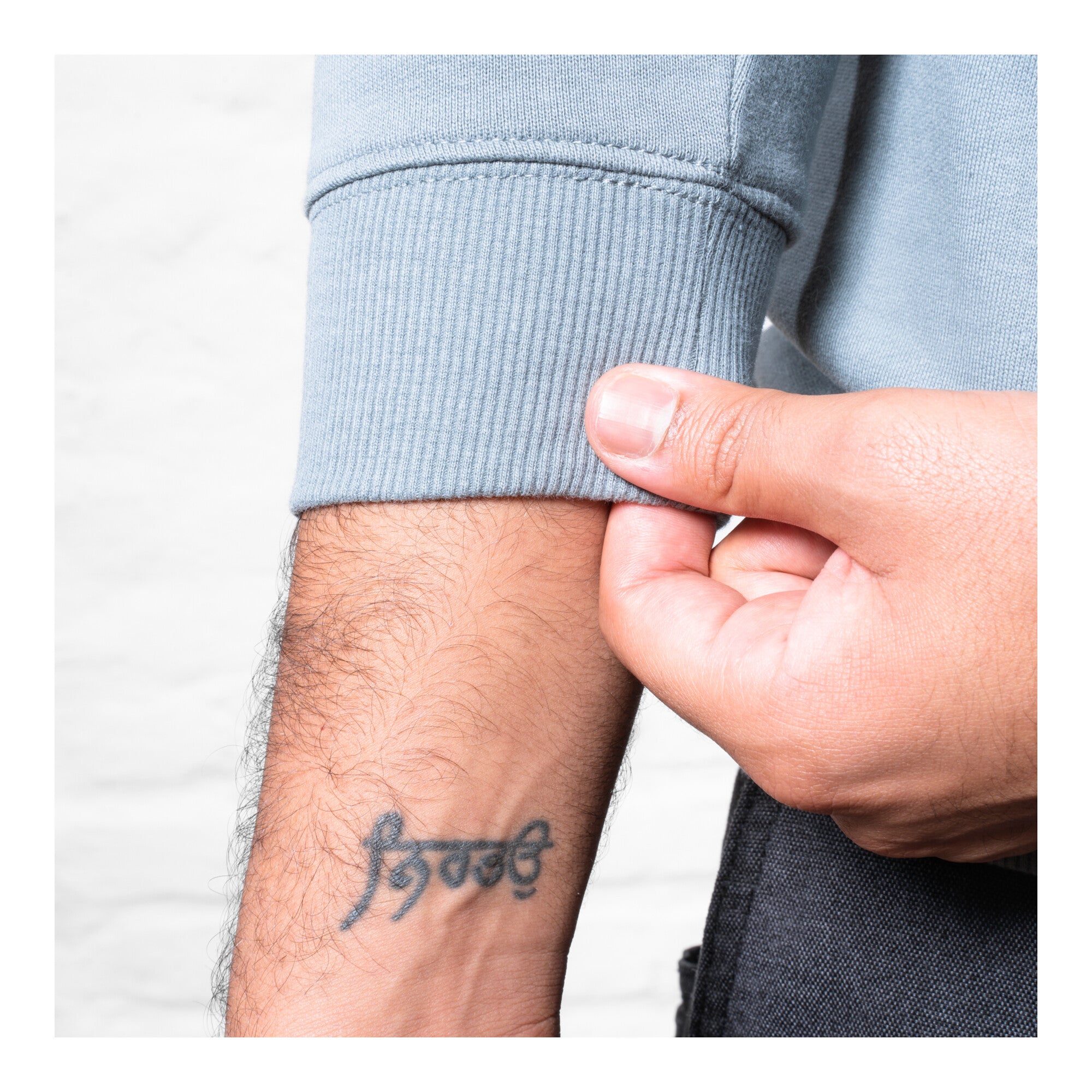 STIER Heavy Crew Sweater utility organic cotton XL sedona sage