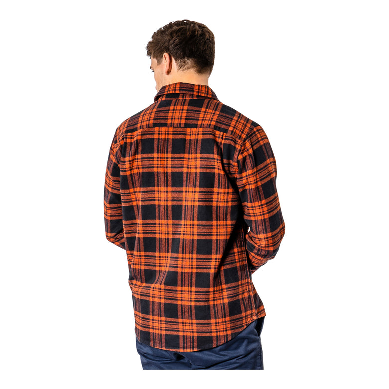 STIER Heavy Flannel Shirt S warm clay