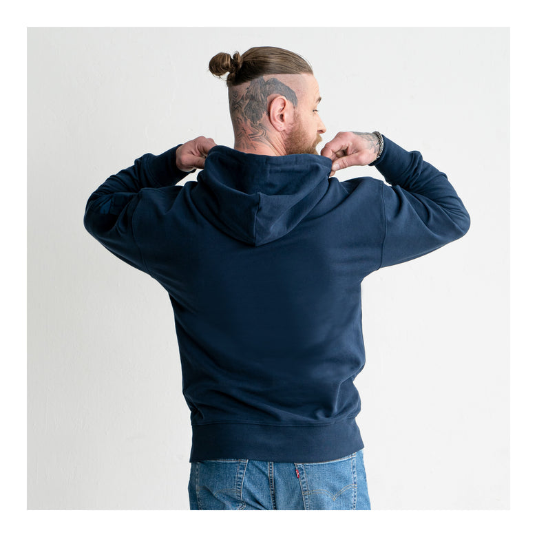 STIER Heavy Hoodie Functional Pocket organic cotton S Navy