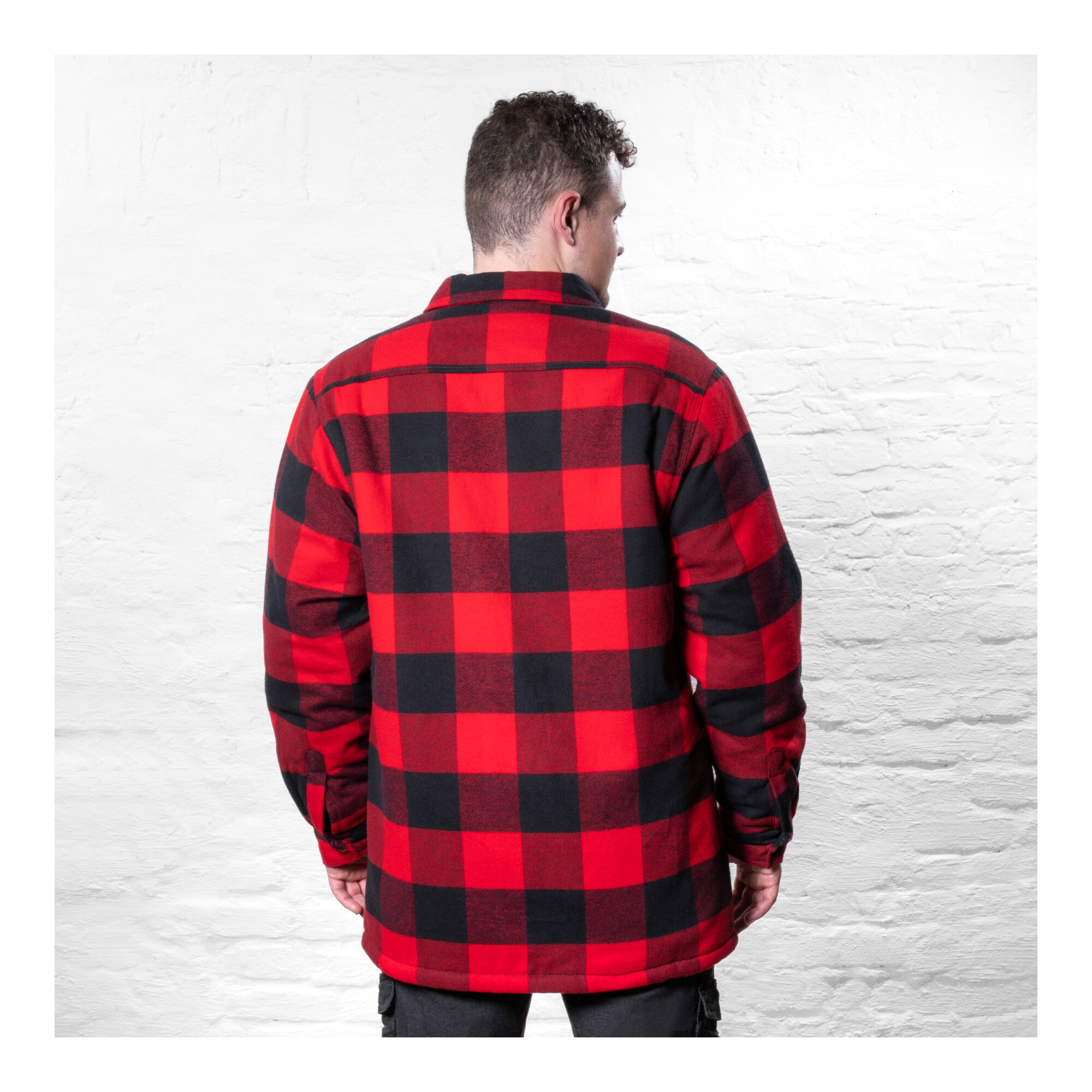 STIER Heavy Lumber Jacket bci cotton L buffalo plaid red