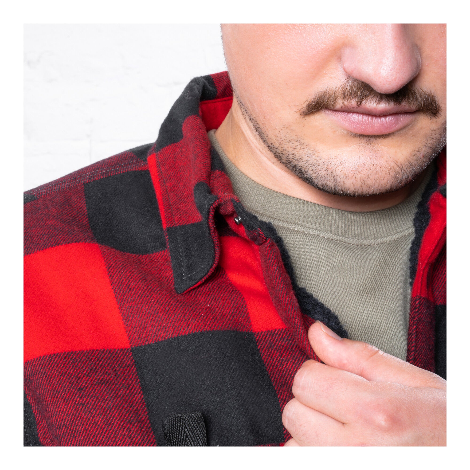 STIER Heavy Lumber Jacket bci cotton L buffalo plaid red