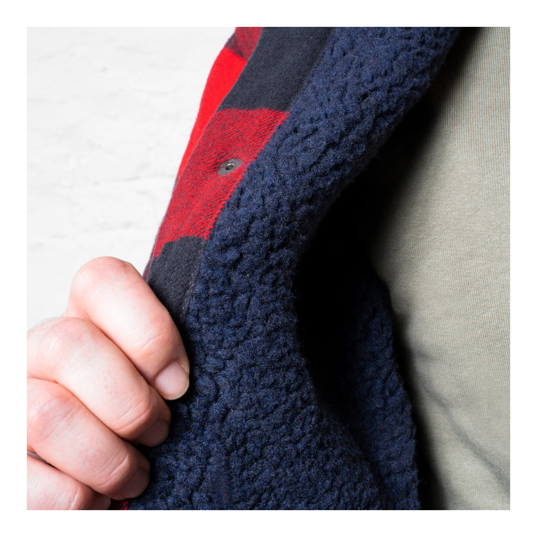 STIER Heavy Lumber Jacket bci cotton M buffalo plaid red