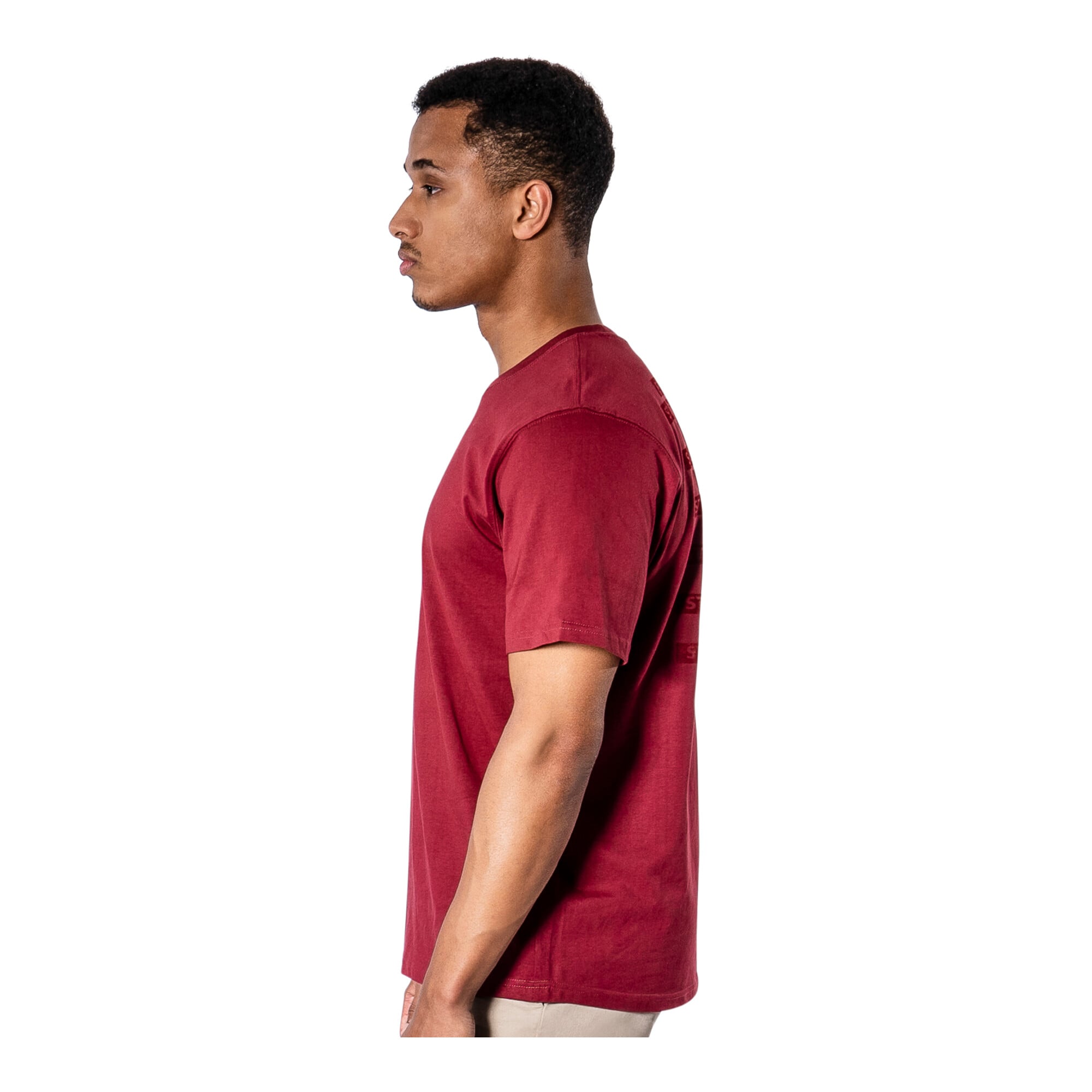 STIER Heavy Tee L Deep Red