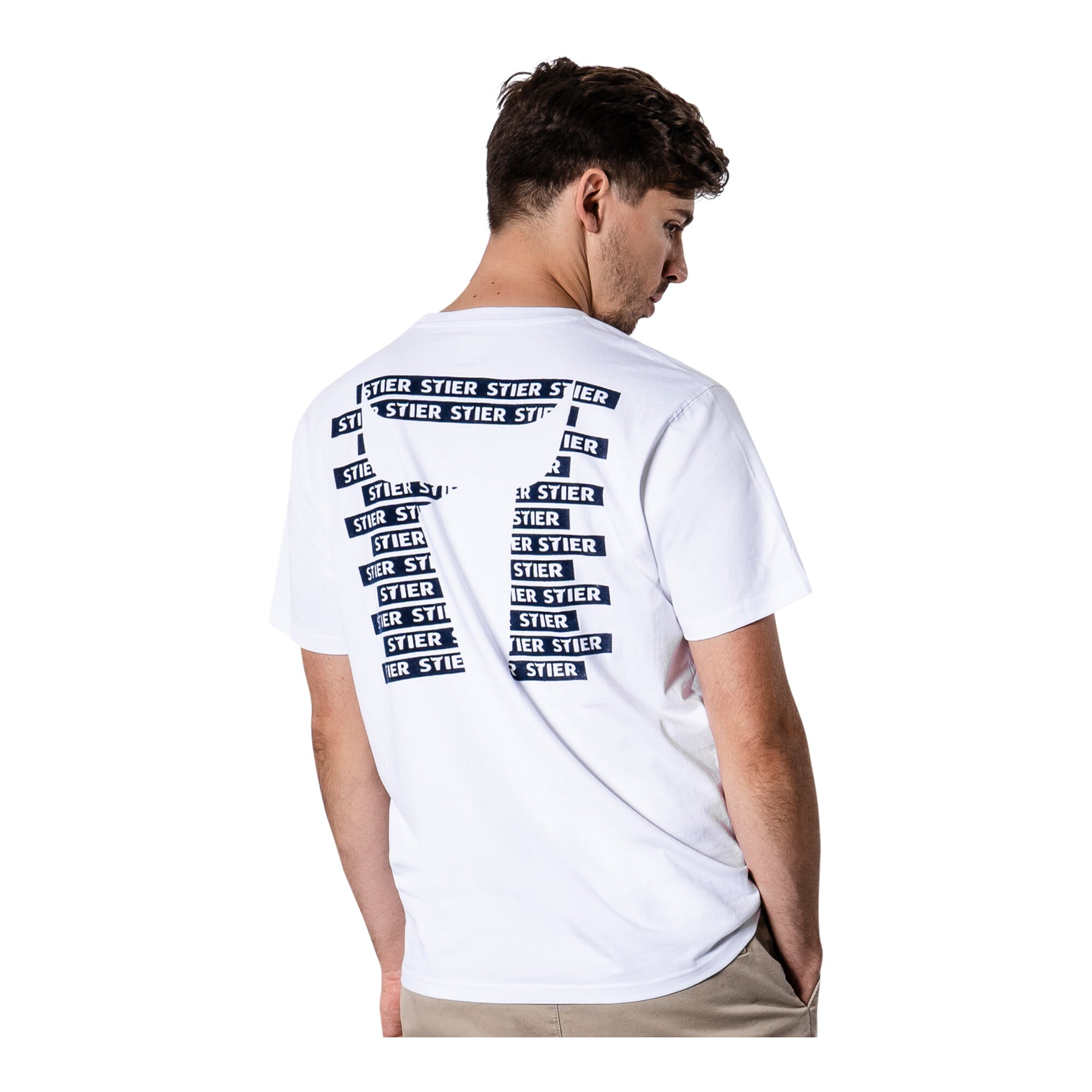 STIER Heavy Tee M White