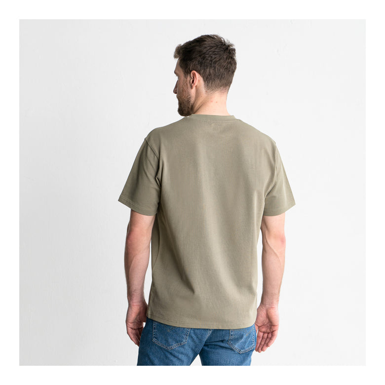 STIER Heavy Tee Pocket organic cotton XXL Olive