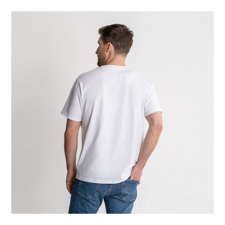 STIER Heavy Tee Pocket organic cotton XXL White