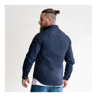STIER Heavy Work Shirt Canvas bci cotton M Navy