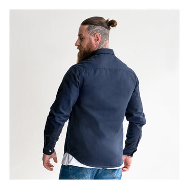 STIER Heavy Work Shirt Canvas bci cotton S Navy