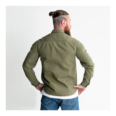 STIER Heavy Work Shirt Canvas bci cotton S Olive
