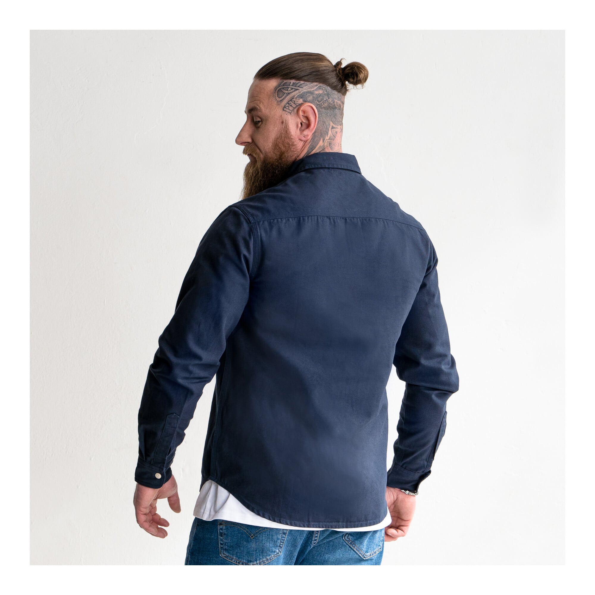 STIER Heavy Work Shirt Canvas bci cotton XL Navy