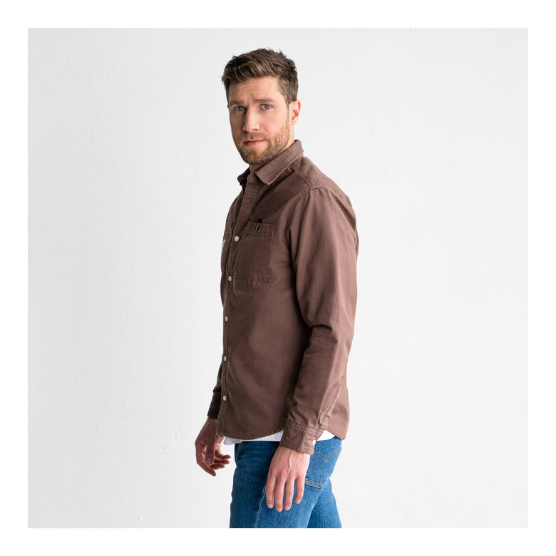 STIER Heavy Work Shirt Canvas bci cotton XXL Signature Brown