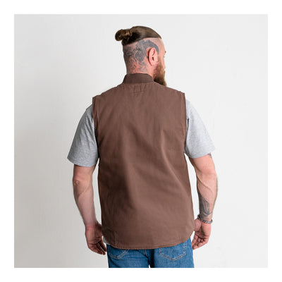 STIER Heavy Work Vest Padded bci cotton M Signature Brown