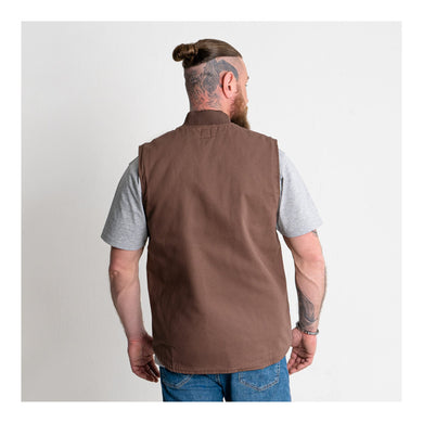 STIER Heavy Work Vest Padded bci cotton XL Signature Brown