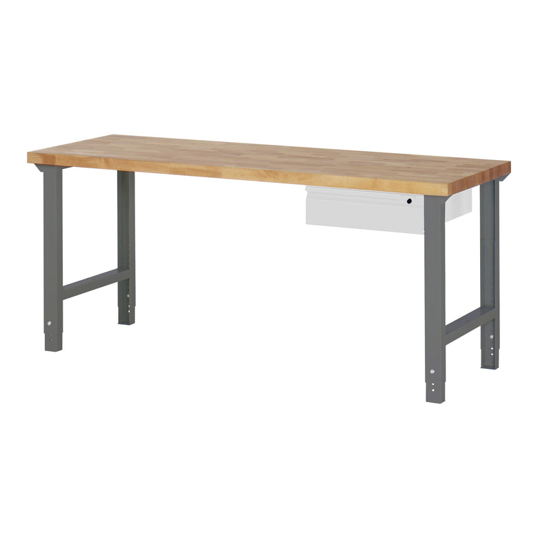 STIER Height-adjustable workbench Premium with 1 drawer