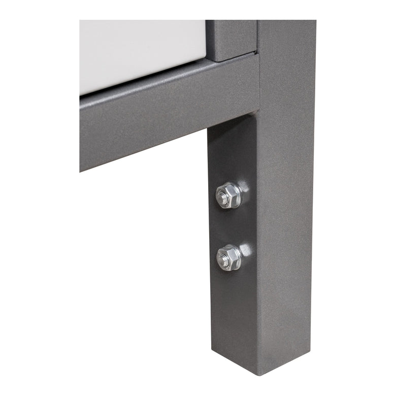 STIER Höhenverstellbare Werkbank Premium mit 2 Schubladen und 2 Flügeltüren BxTxH 1500x700x840-1040mm