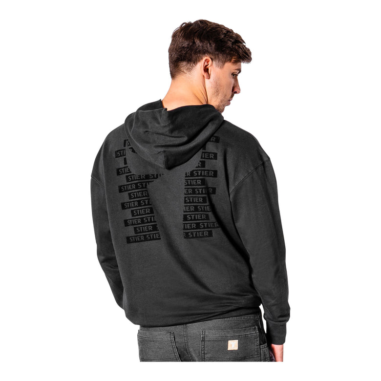 STIER Hoodie M Black