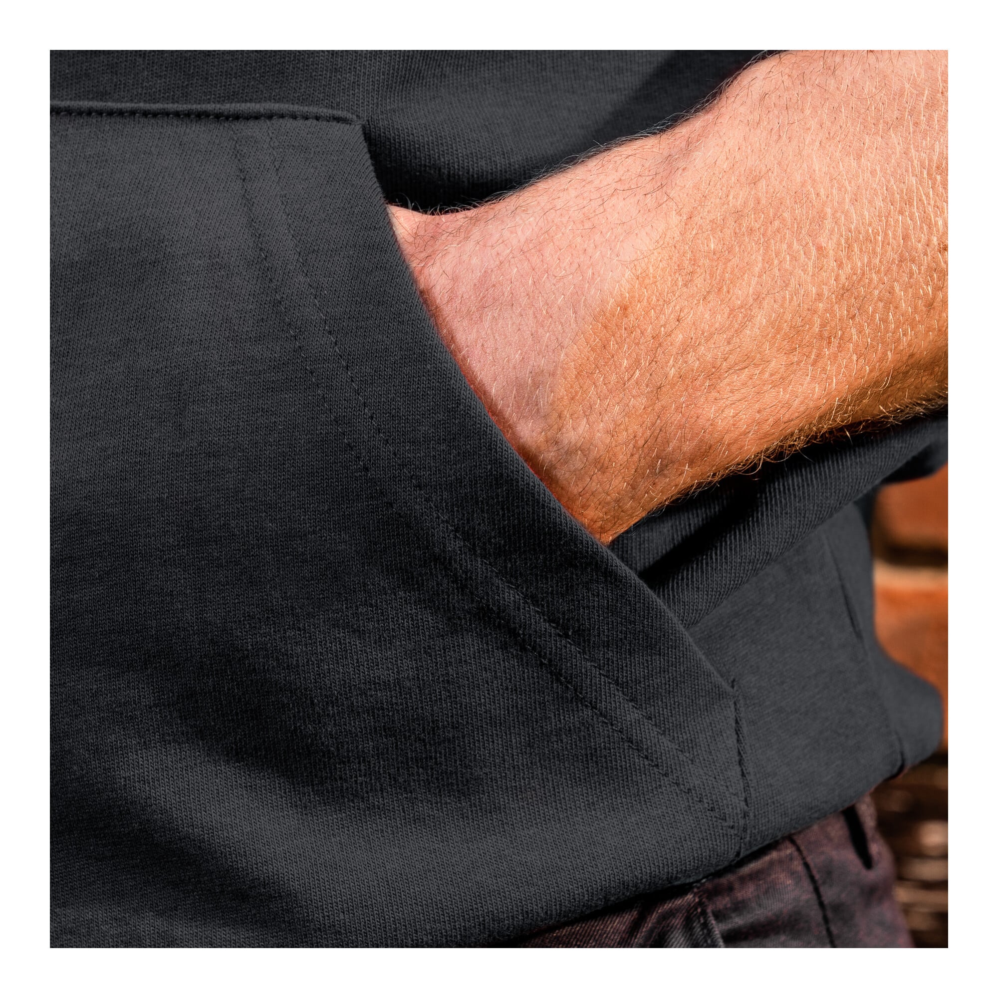 STIER Hoodie M Black