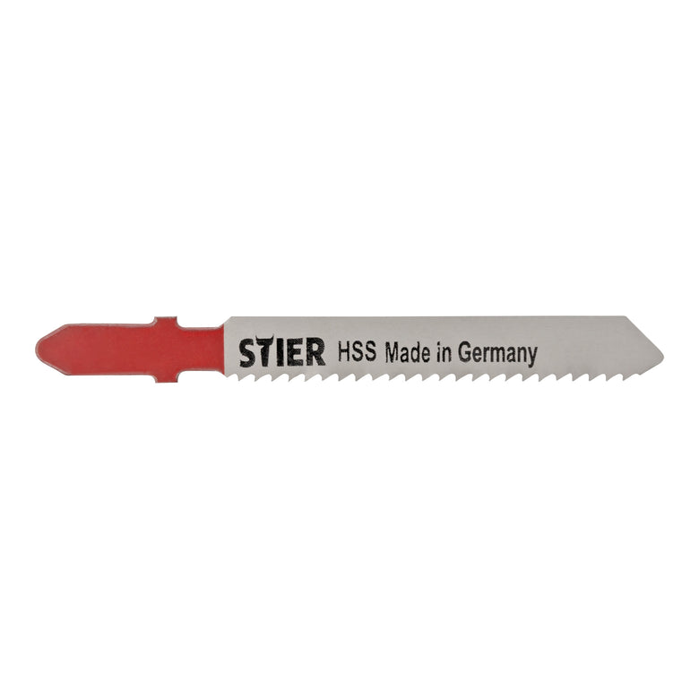 STIER HSS jigsaw blade ST 50/2/1 straight cut metal steel sheets non-ferrous metal