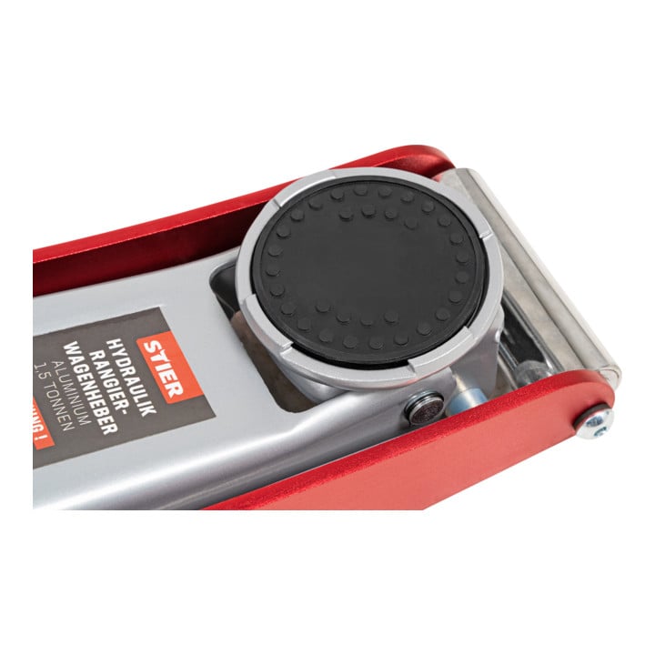 STIER Hydraulik Rangier-Wagenheber 1,5 Tonnen Autoheber Aluminium Hubhöhe 358 mm