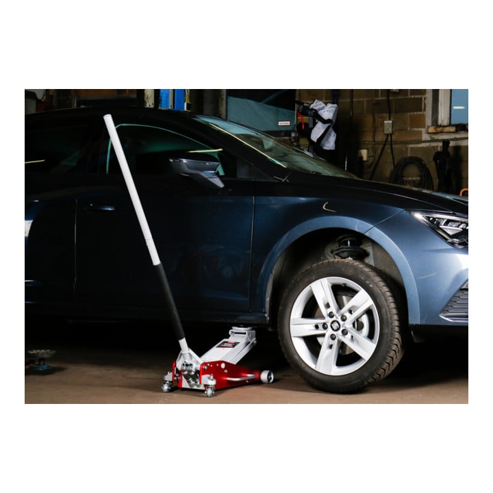 STIER hydraulic trolley jack 2.5 tonnes car jack aluminum lifting height 465 mm