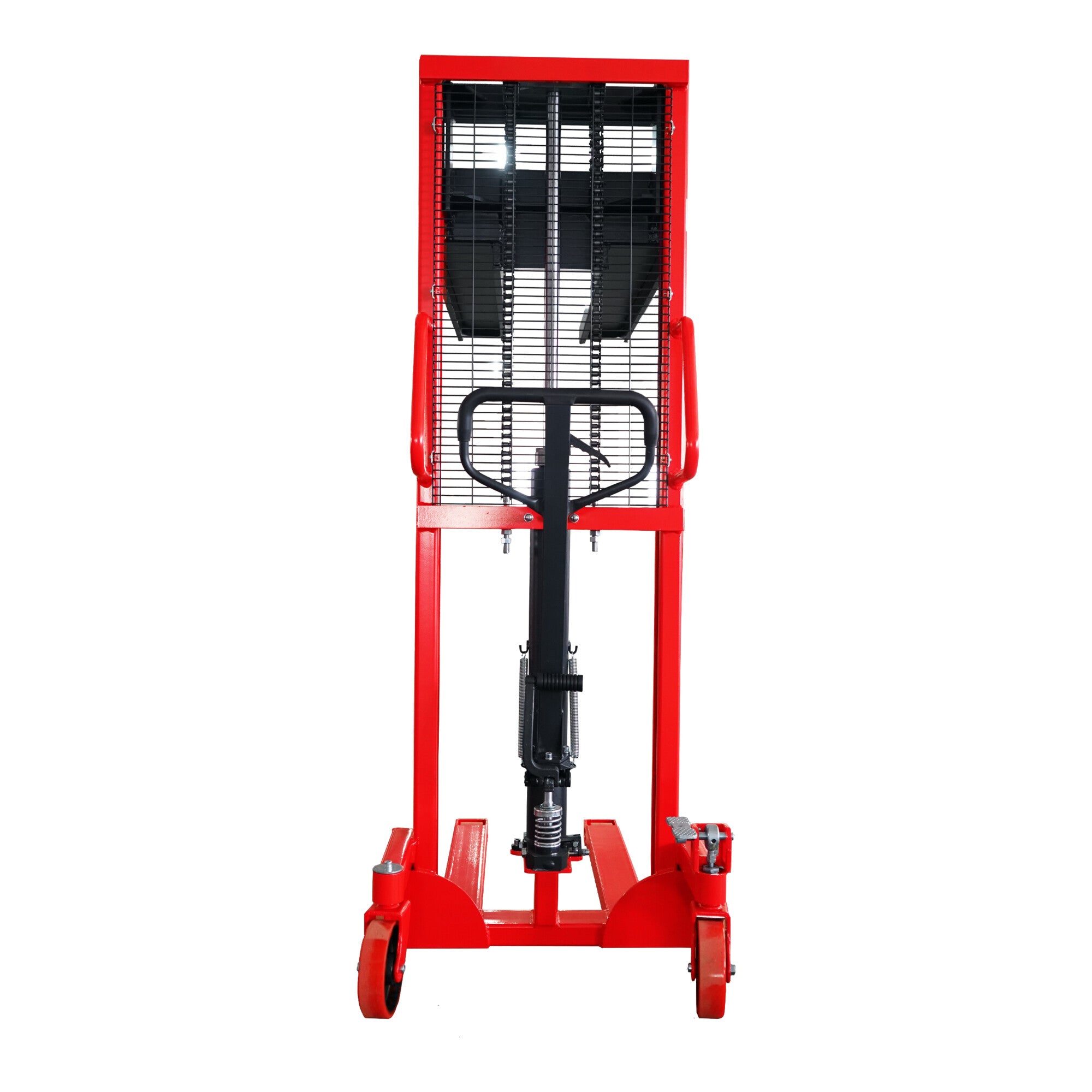 STIER Hydraulik-Stapler | Tragkraft 1000kg | Hubhöhe 2500mm | Qualitäts-Hydraulikpumpe | Profil-Stahlkonstruktion