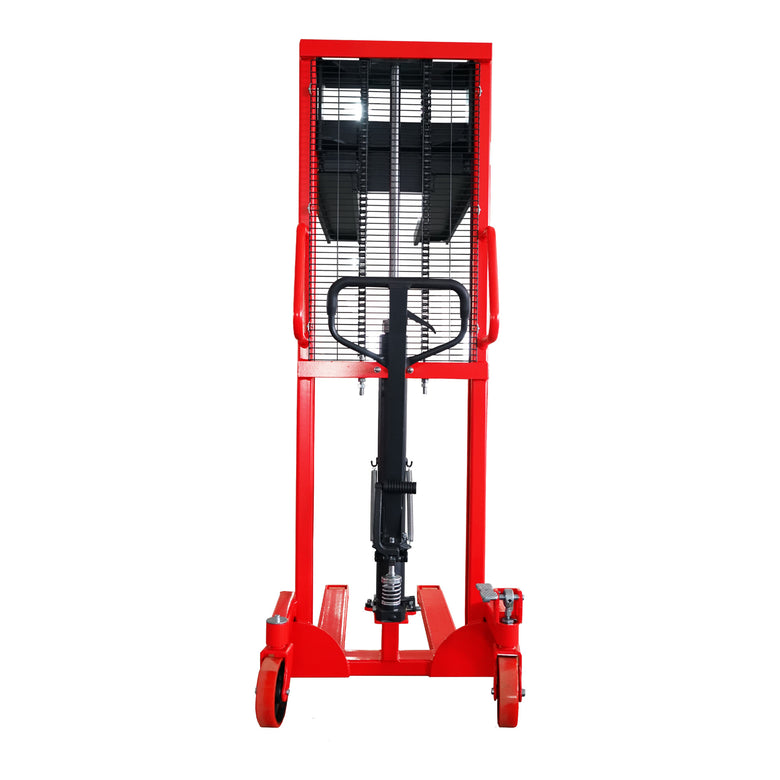 STIER Hydraulik-Stapler | Tragkraft 1000kg | Hubhöhe 2500mm | Qualitäts-Hydraulikpumpe | Profil-Stahlkonstruktion