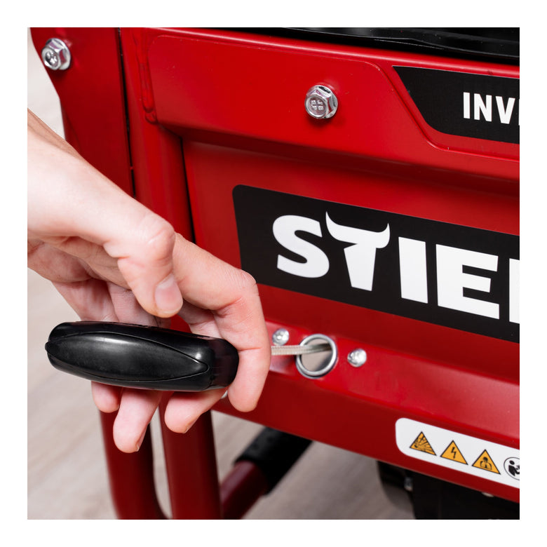 STIER Inverter Stromerzeuger SNS-500 5,0 kW 75 dB(A) Stromgerenator Benzin