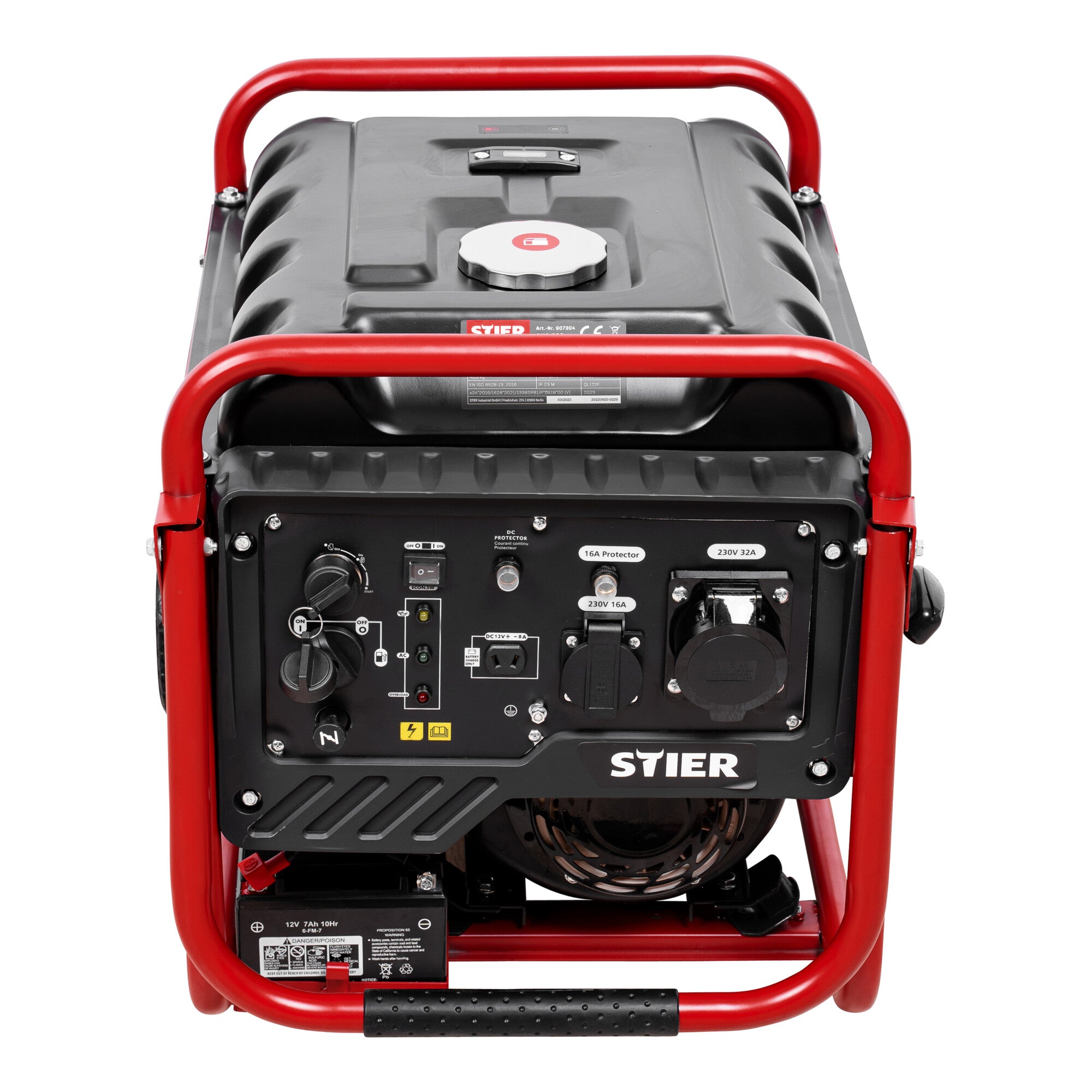 STIER Inverter Generator SNS-500 5.0 kW 75 dB(A) Petrol Generator