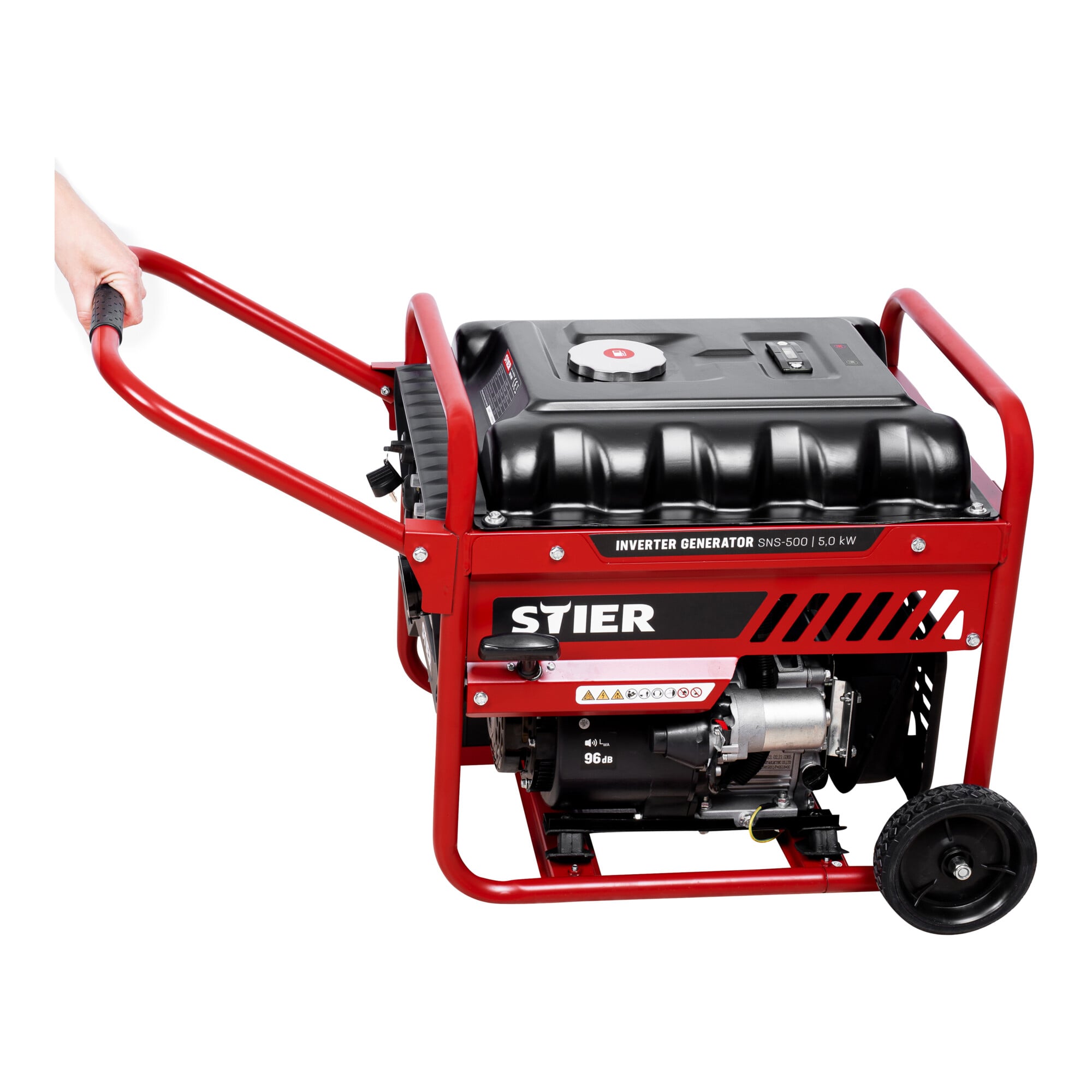 STIER Inverter Stromerzeuger SNS-500 5,0 kW 75 dB(A) Stromgerenator Benzin