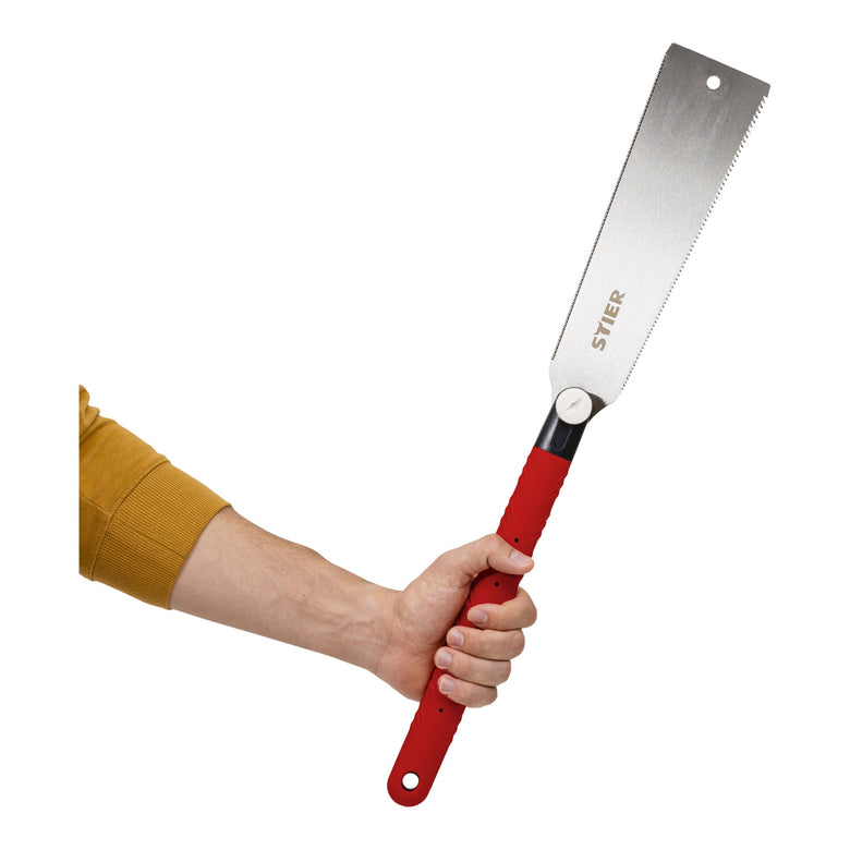 STIER Japan Zugsäge 250 mm: Präzise doppelverzahnte Zugsäge für feinste