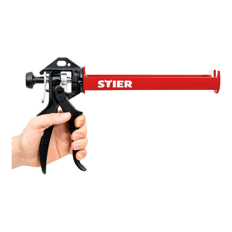 STIER Kartuschenpistole SAP-II mechanisch 355 mm ideal für Silikon und Mörtel