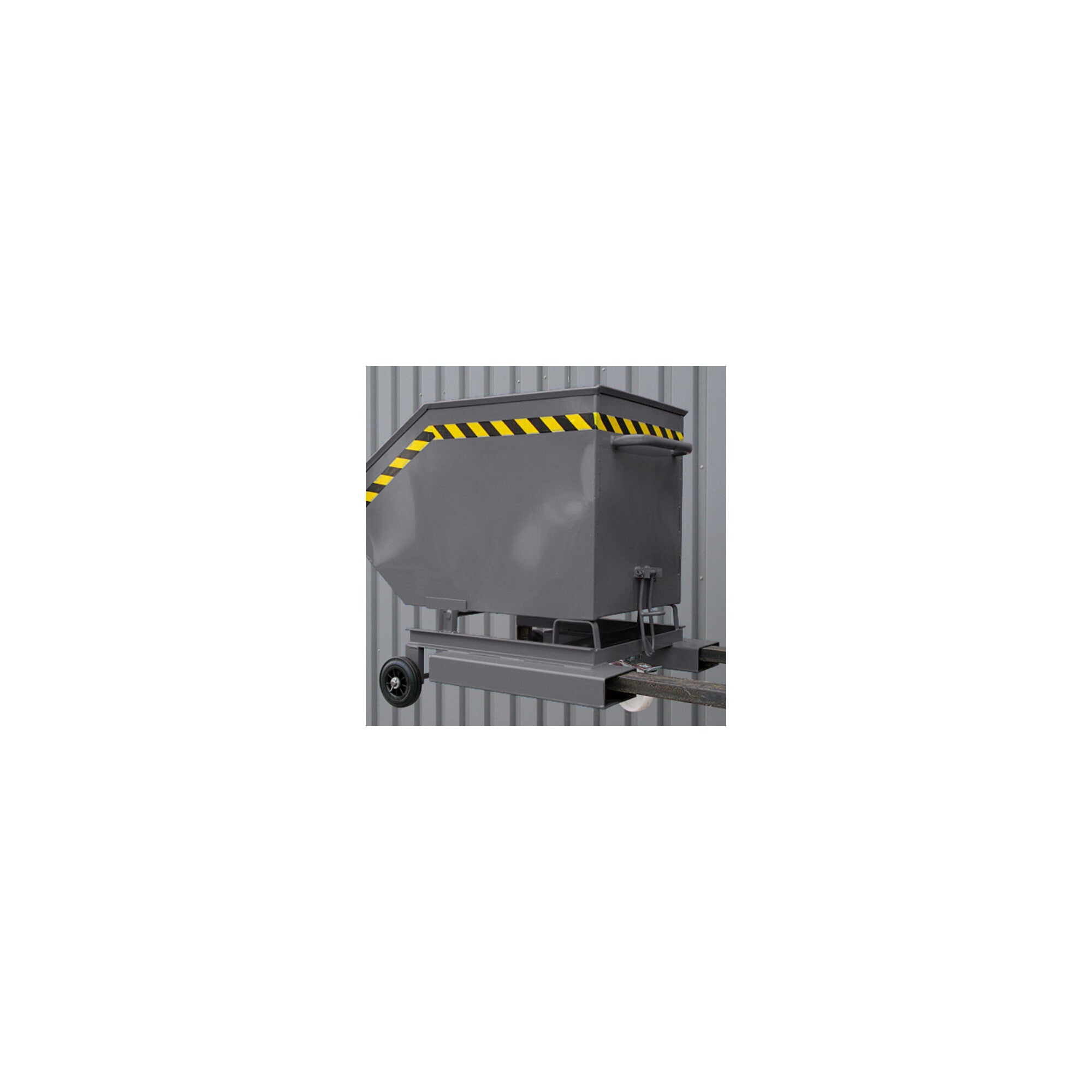 STIER box van with wheels + drive-in bags 250l 300kg anthracite grey