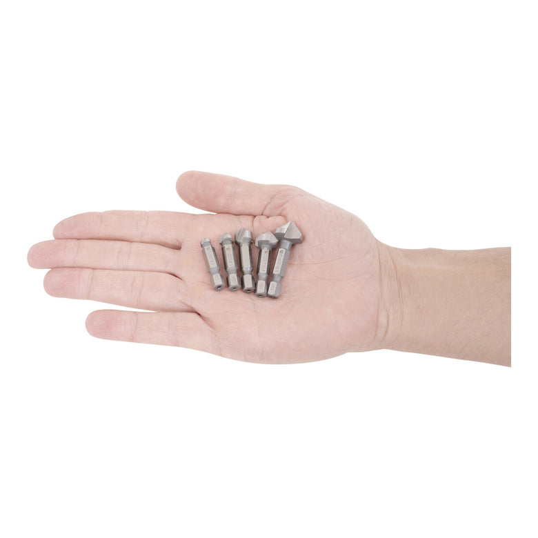 STIER countersink set 5-piece bit shank 1/4"