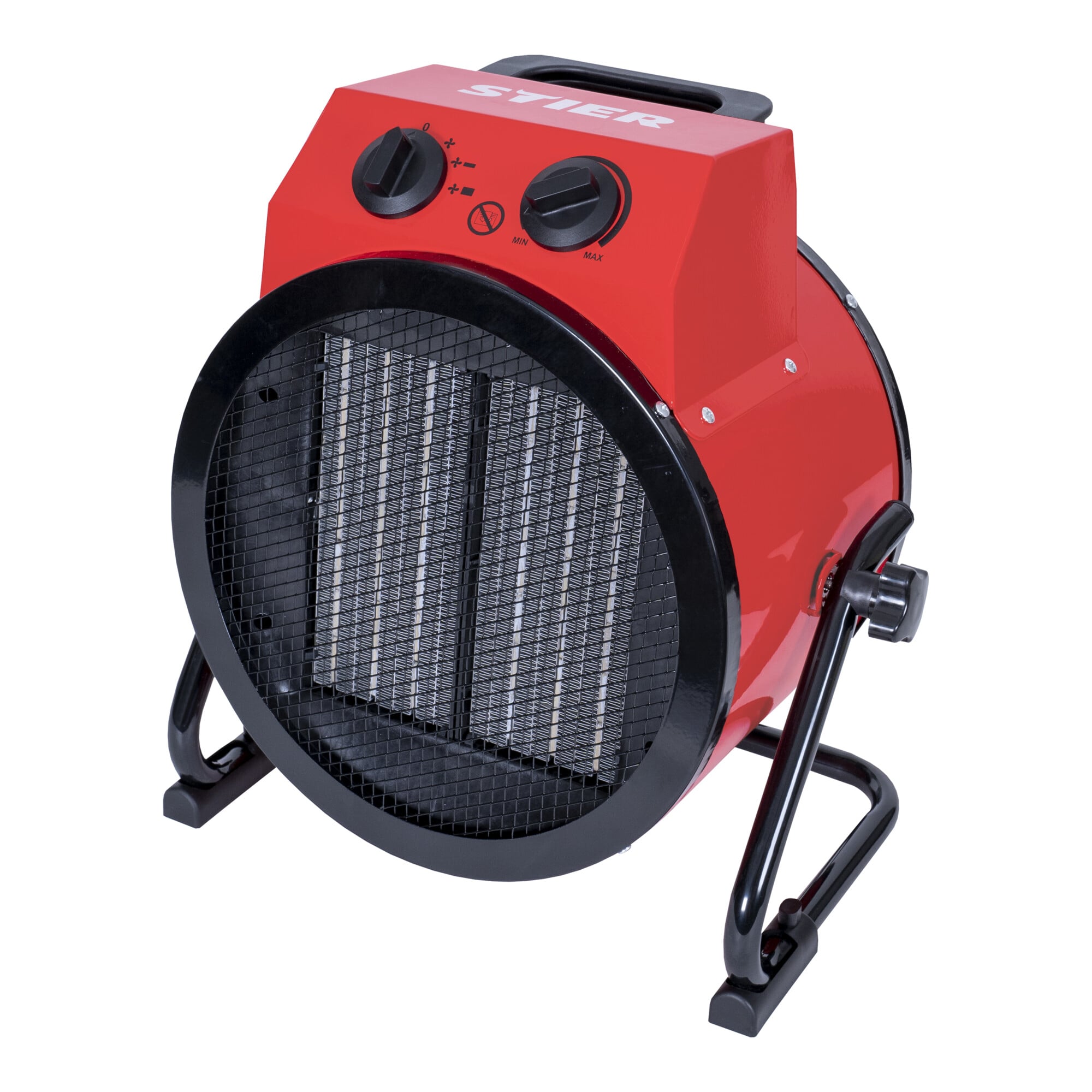 STIER Keramik-Heizlüfter 5,0 kW stufeloses Thermostat Elektroheizer Camping