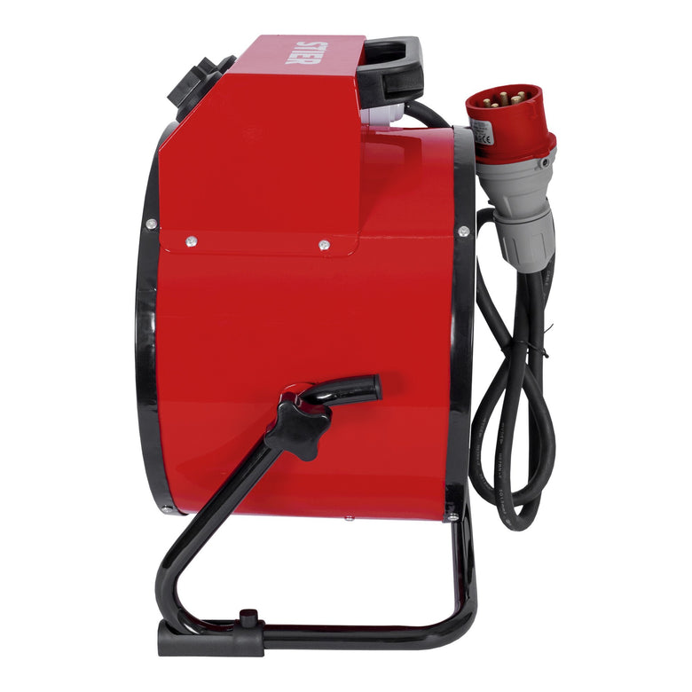 STIER Keramik-Heizlüfter 5,0 kW stufeloses Thermostat Elektroheizer Camping