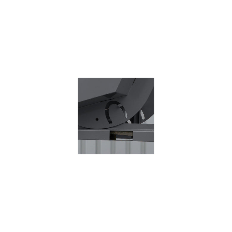 STIER tipping container high height 750l 1000kg anthracite grey