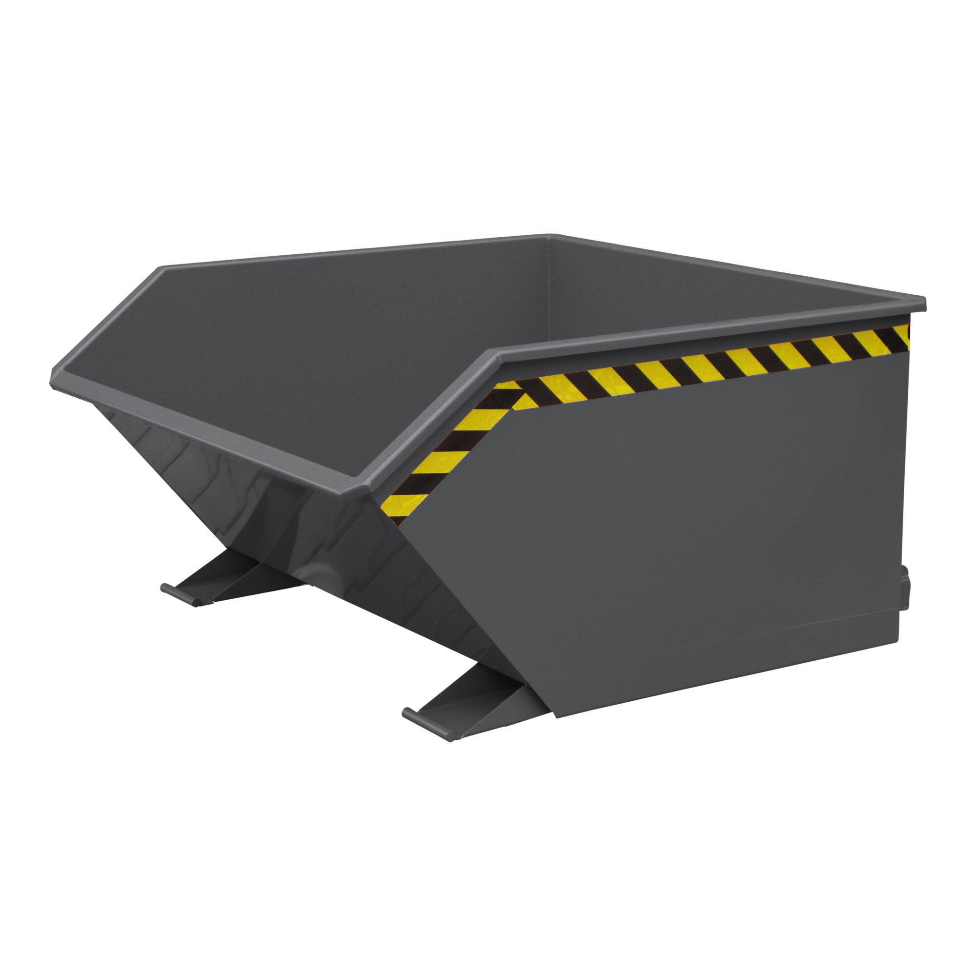 STIER tipping container low height 1000l 1500kg anthracite grey