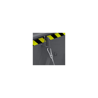 STIER tipping container low height 1000l 1500kg anthracite grey