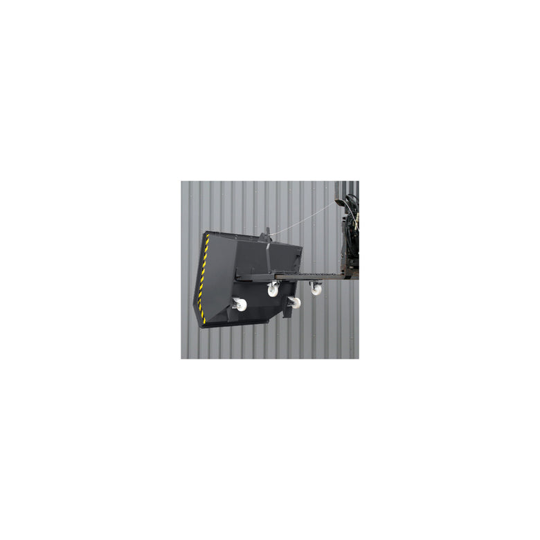 STIER tipping container low height 1000l 1500kg anthracite grey