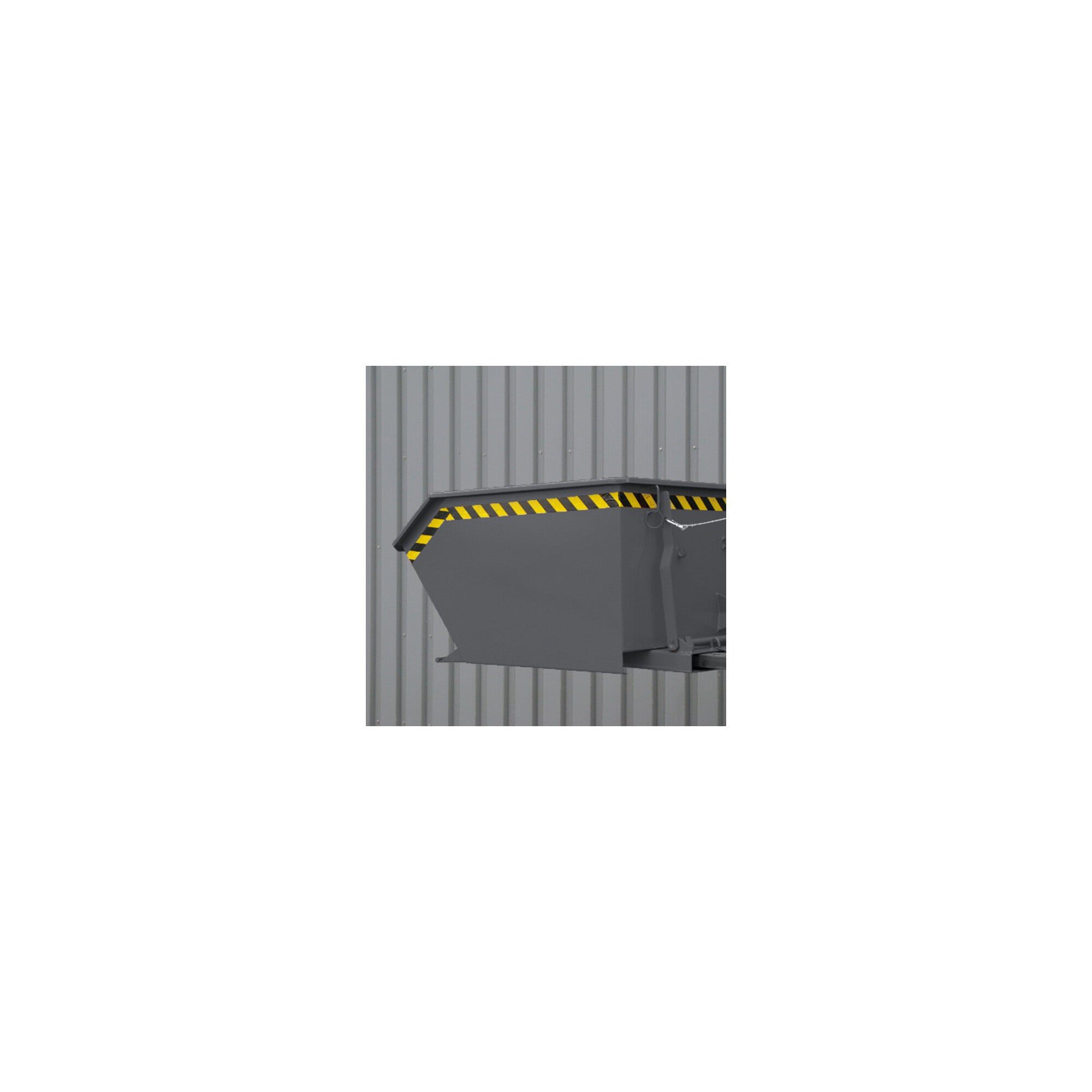 STIER tipping container low height 1000l 1500kg anthracite grey