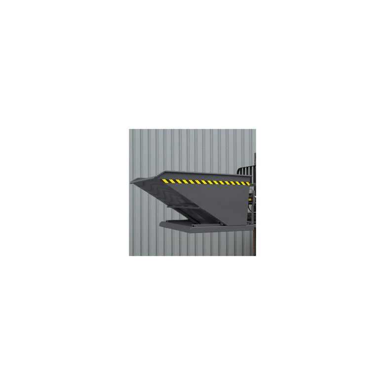 STIER tipping container with scissor-tilting mechanism 1000l 1000kg anthracite grey