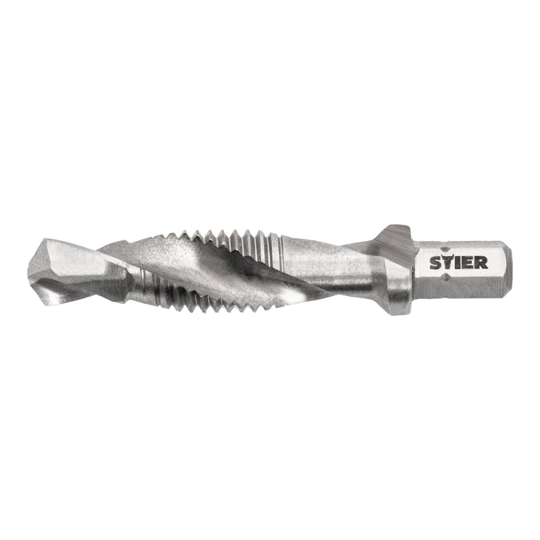STIER Kombigewindebohrer Bit M3 bis M10 DIN 3126 HSS-G 1/4"-Sechskant