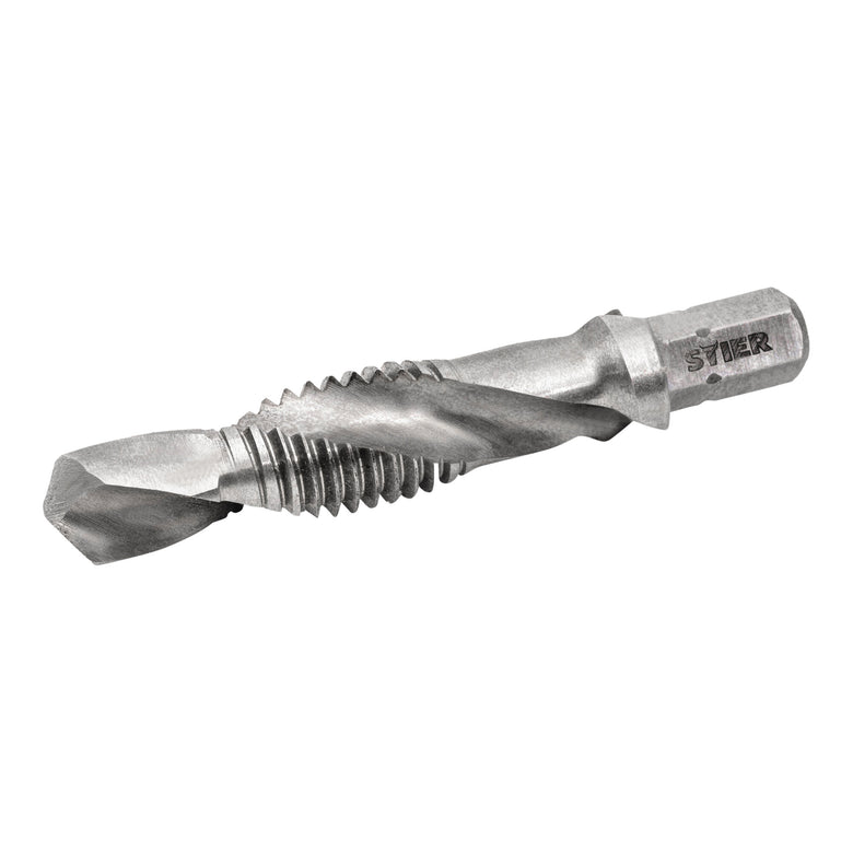 STIER Kombigewindebohrer Bit M3 bis M10 DIN 3126 HSS-G 1/4"-Sechskant