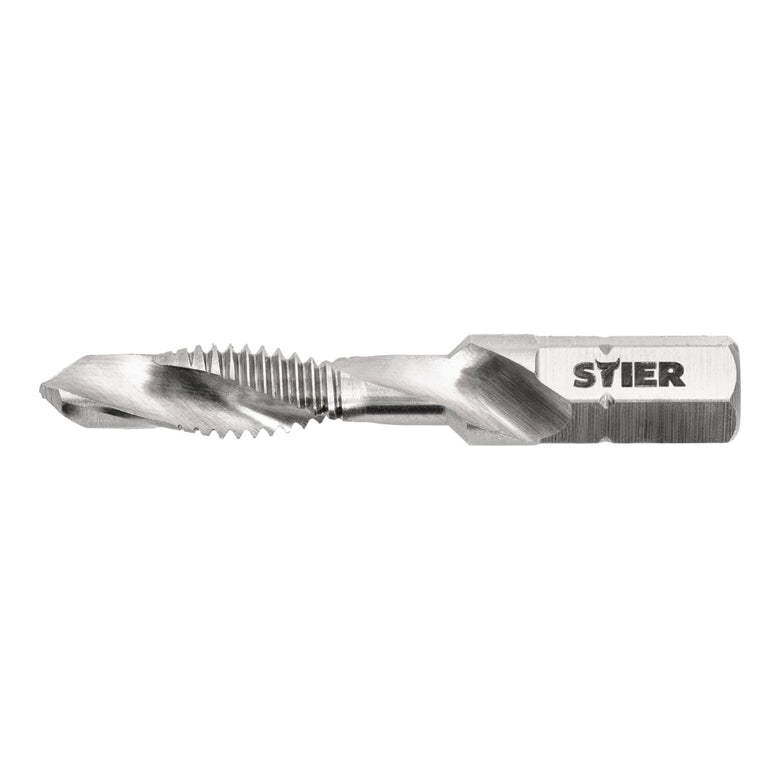 STIER Kombigewindebohrer Bit M3 bis M10 DIN 3126 HSS-G 1/4"-Sechskant