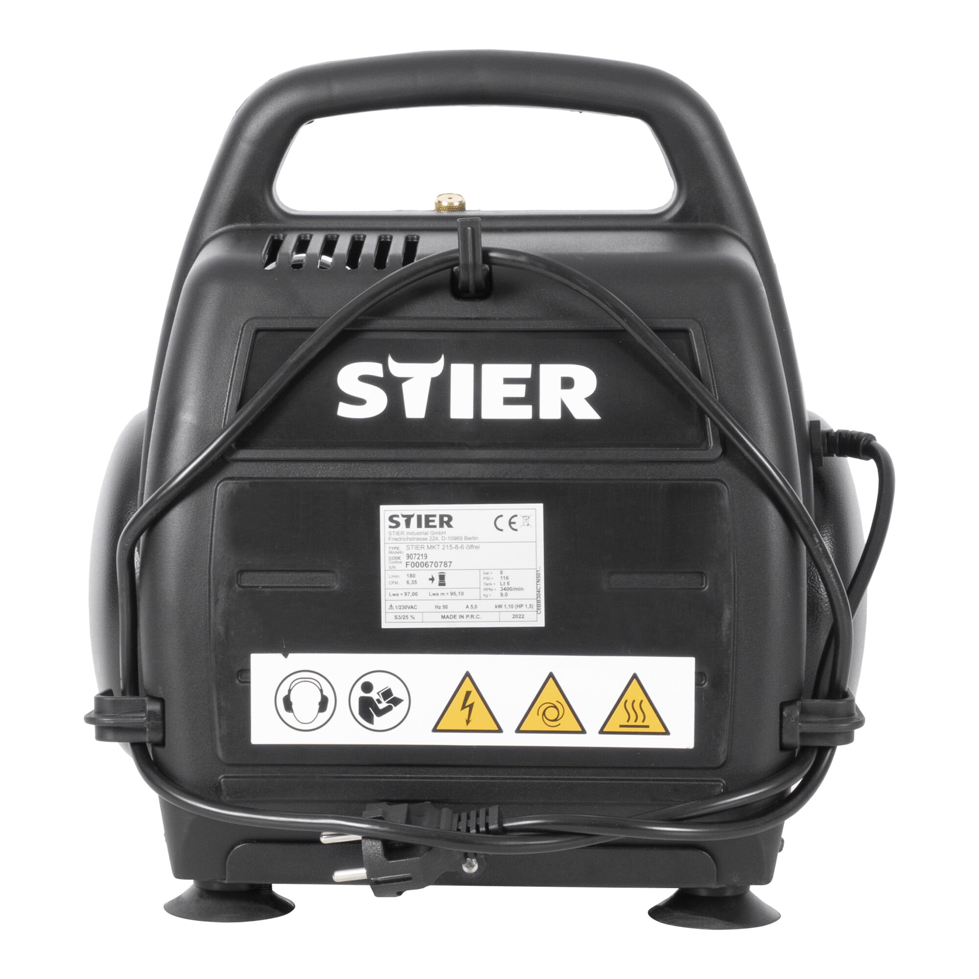 STIER compressor MKT 215-8-6 oil-free
